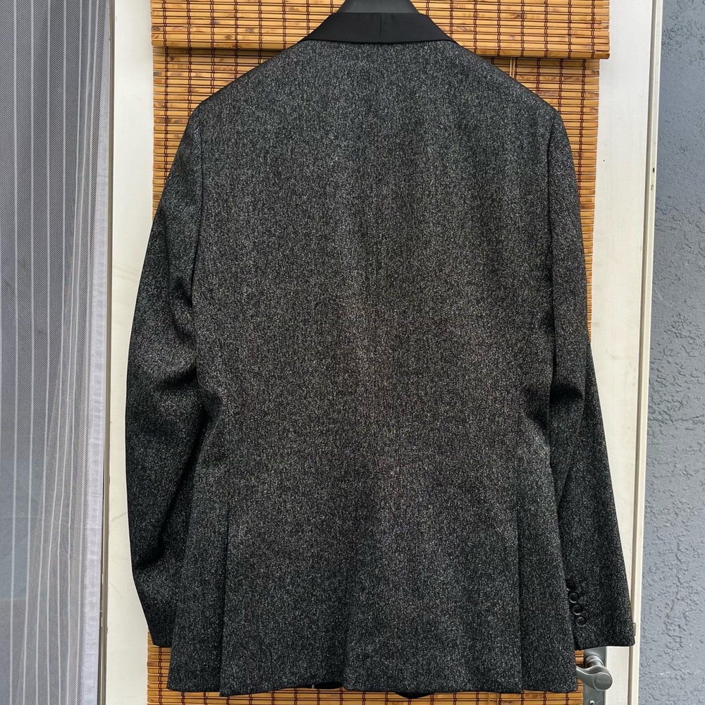 J. Ferrar Dinner Jacket Charcoal Sparkle - Picture 5 of 5